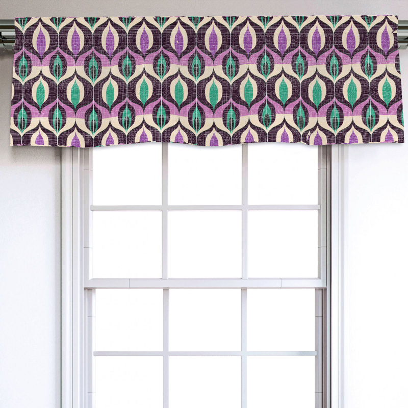 Sateen Ruffled Window Valance