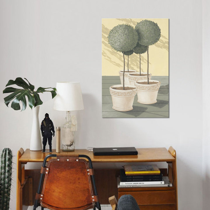 «Buxus» par Franz Heigi - reproduction d'art sur toile tendue, H 60 po x l 40po x P 1,5 po, Toile tendue, Pas de tapis