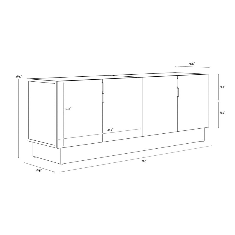 Caddo 71.5'' W Sideboard