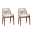 Purple Leaf Outdoor Dining Chair with Cushion