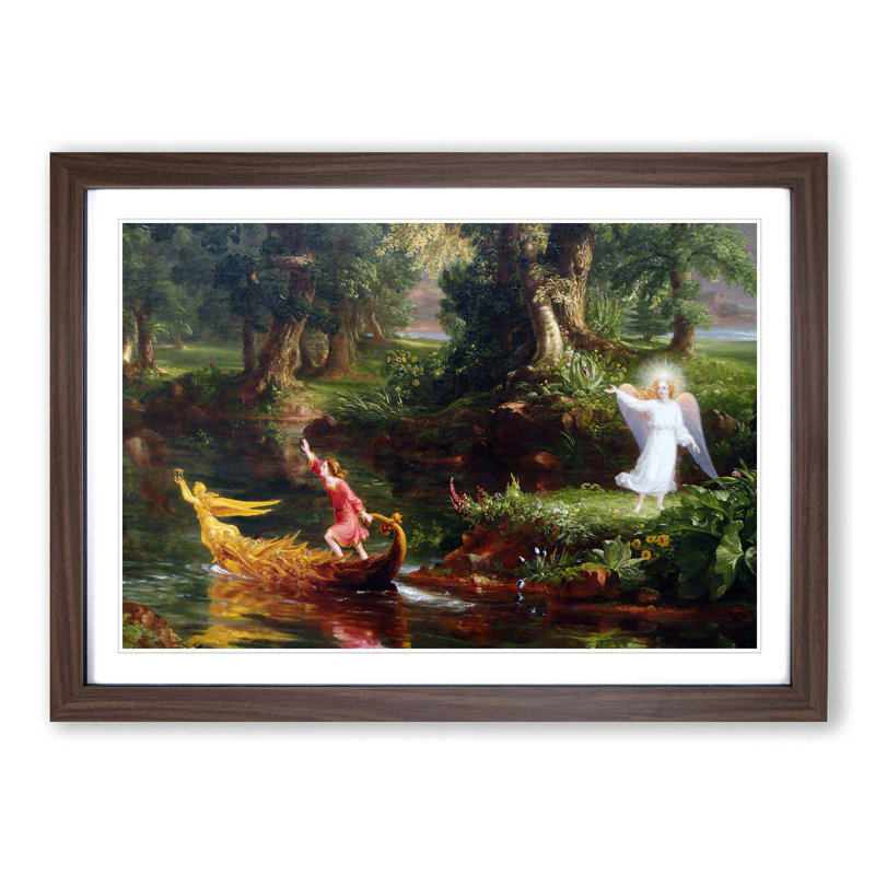 Thomas Cole - Single Picture Frame Painting, Walnut