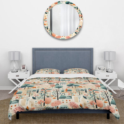Ensemble de housse de couette Urban Jungle City I - Polyester en microfibre