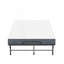 Grand lit pliant large de 75 po x 46 po pour les personnes de grande taille, lit escamotable extra long et large avec mousse à mémoire de forme de 5 po, lit d'invité robuste d'une capacité de 450 lb, lit simple portable spacieux