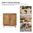 Lekiesha  Transitional 30"Tall 2 Door Accent Cabinet with Solid Wood Legs-1113186048