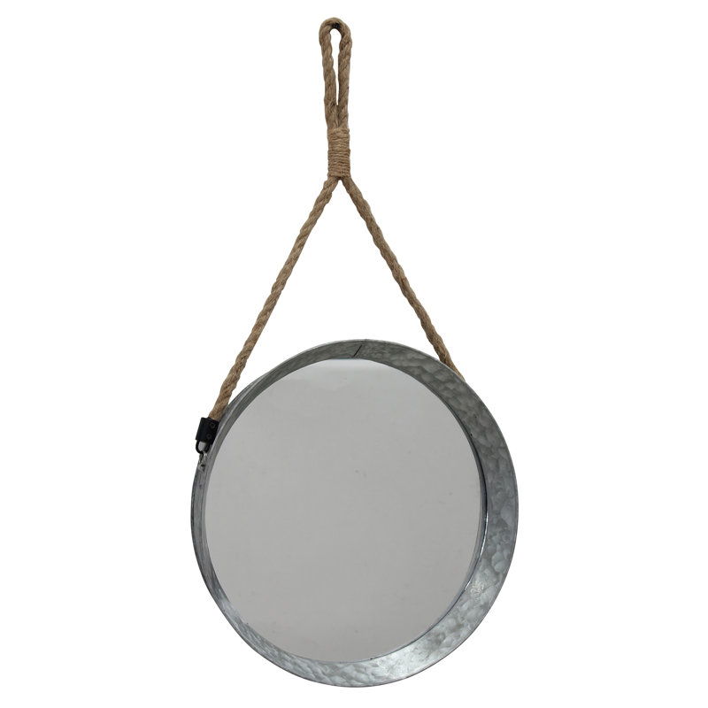 Donna Metal Round Wall Mirror