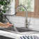 Pull Down Single Handle Kitchen Faucet with Accessories