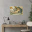 Femme nue sur un canapé, impressionnisme abstrait contemporain, art mural représentant des fruits-172420194