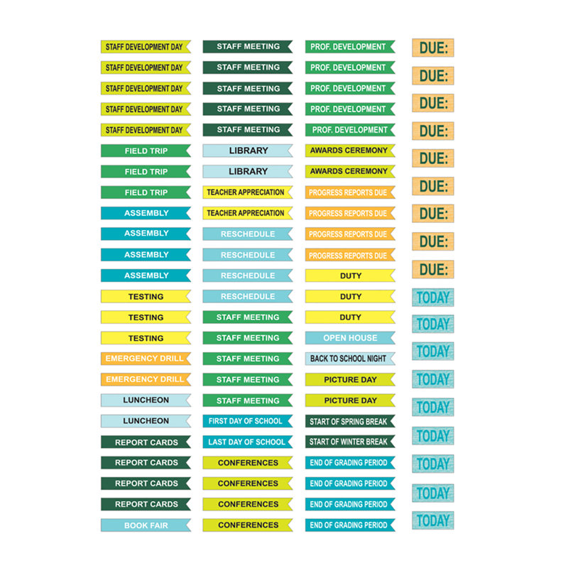 Teacher Created Resources Lemon Zest Lesson Planner