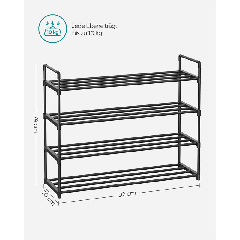 16 Pair Shoe Rack
