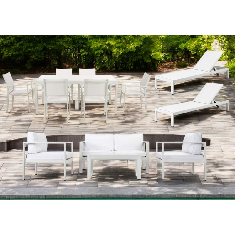 Aynura 13 Piece Rattan Lounge Dining with Cushions