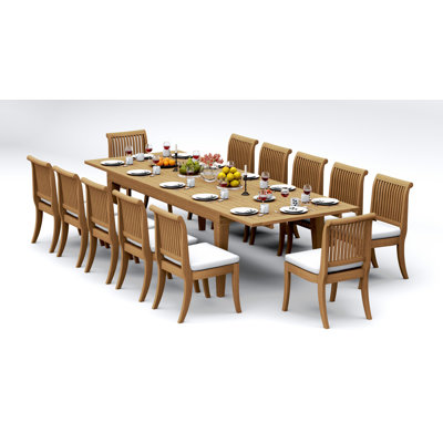 Ensemble repas d'extérieur rectangulaire pour 12 personnes Giva