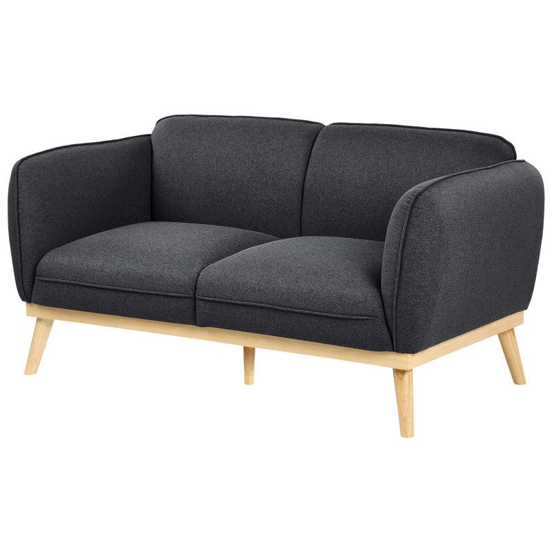 Sofa 2 Seater Tamirra Fabric Black