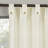 Georghina Slub Textured Cotton Blend Semi-Sheer Grommet Curtain Panel-1172896661-1172896662