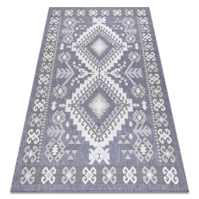 Chidima Southwestern Flatweave Area Rug, Rectangular 160 x 220cm