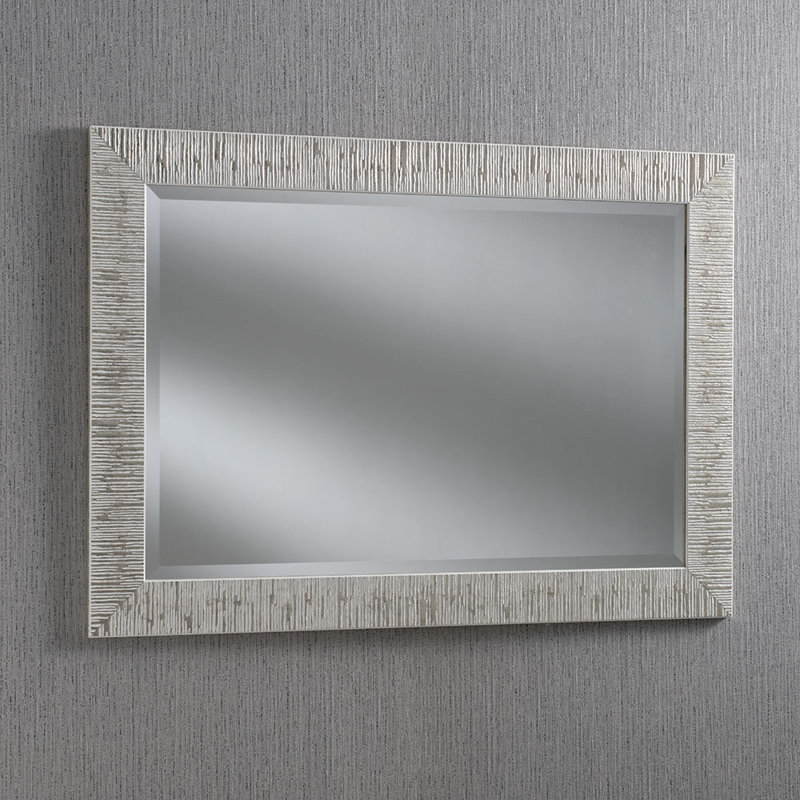 Arizana Wood Flat Wall Mirror, 67cm H x 92cm W