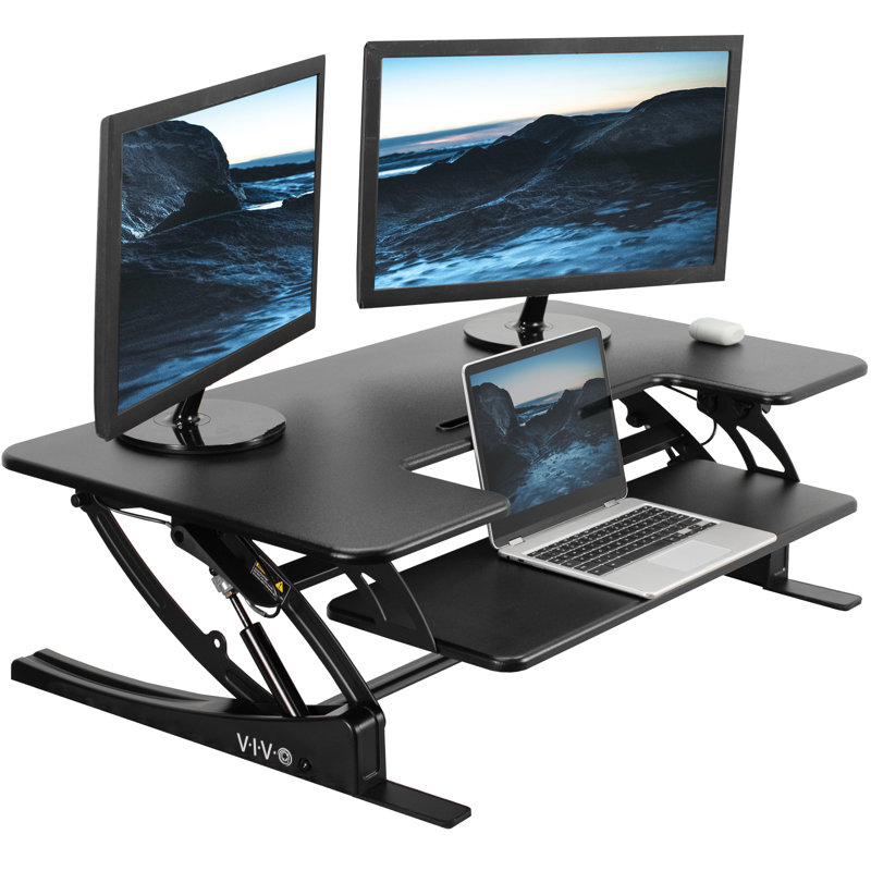 42" Standing Desk Converter DESK-V000VL Series, Black