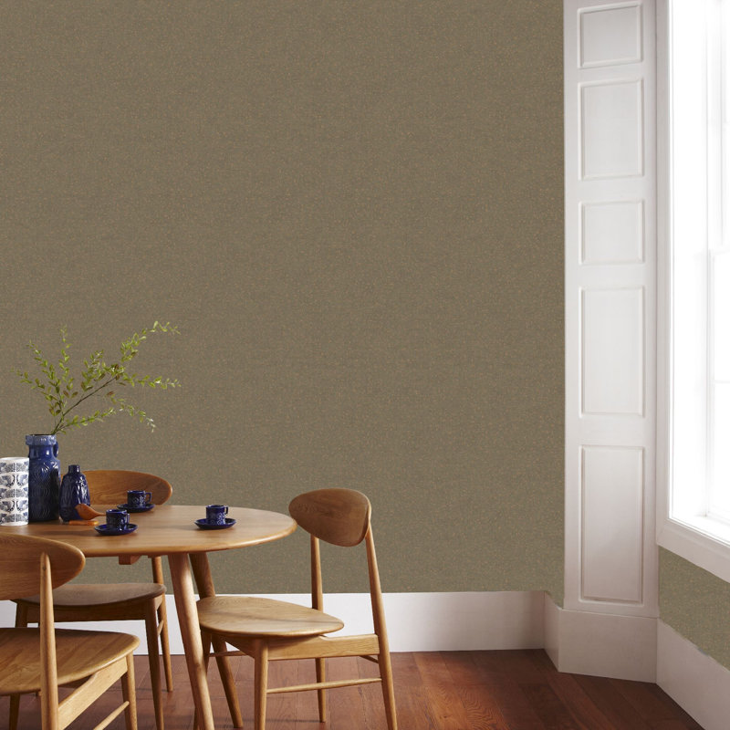 Boutique Confetti Wallpaper, Chocolate/Rose