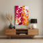 Abstrait aquarelle 75, art mural en métal beige-433377403