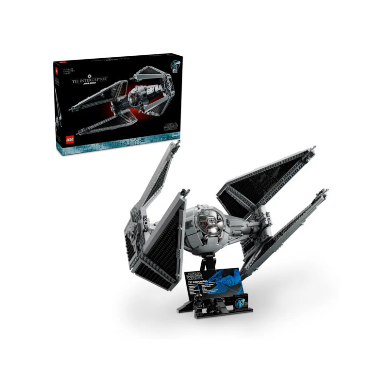 LEGO 75382 Star Wars TIE Interceptor Model Building Set For Adults, 1931 Pieces