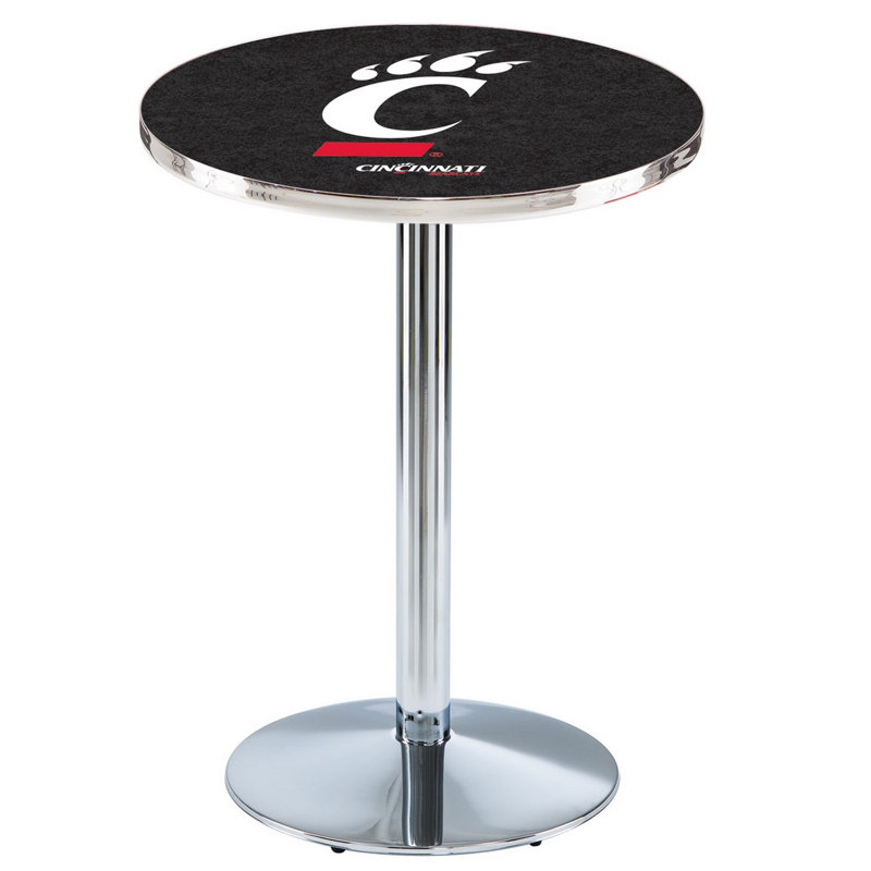 Table bistro NCAA, Chrome, Université de Cincinnati