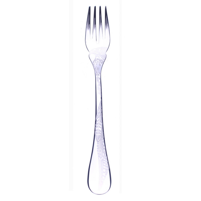 Fourchette à poisson de table Caccia - 12 pièces, Argent argent