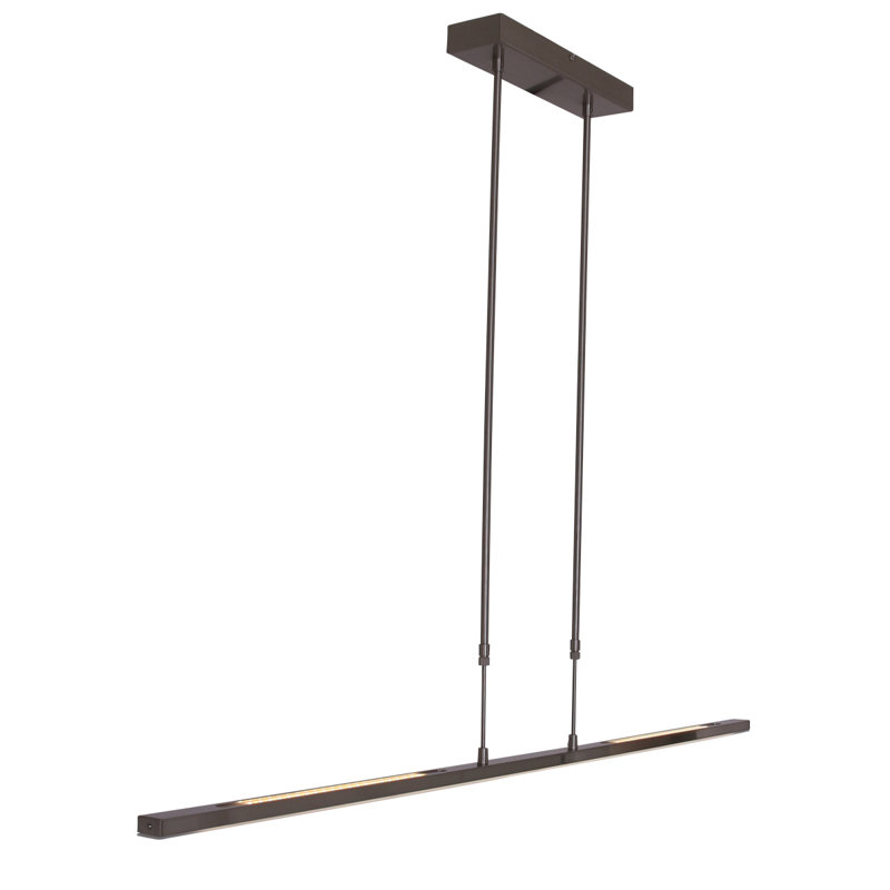 Aubrielle 4 - Light LED Kitchen Island Pendant, Matt brushed nickel