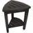 Mod Teak Curvilinear Corner Shower Bench With Shelf-2011337354-2011337353