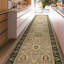 Chemin de table beige noué à la main de haute qualité