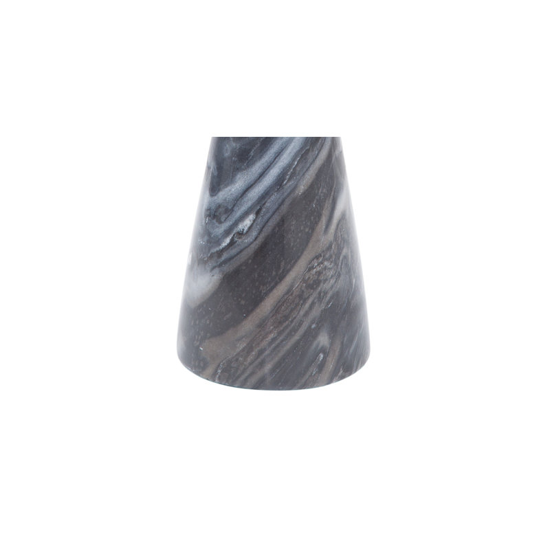 Harper Marble Plant Stand 1 Tier, Gray