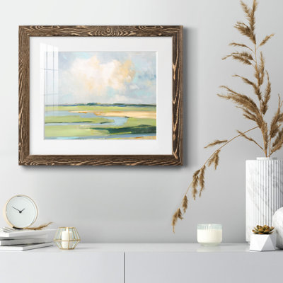 Pastel Horizon II - peinture encadrée