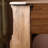 Brown Solid Wood Freestanding Fireplace
