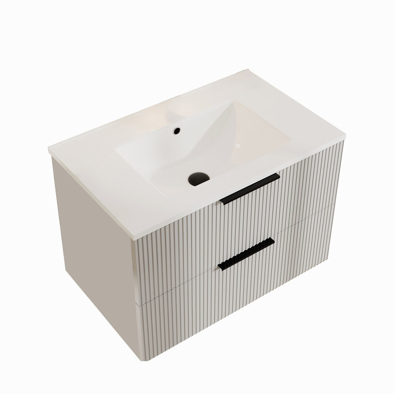 Meuble-lavabo gris 30 po sans lavabo