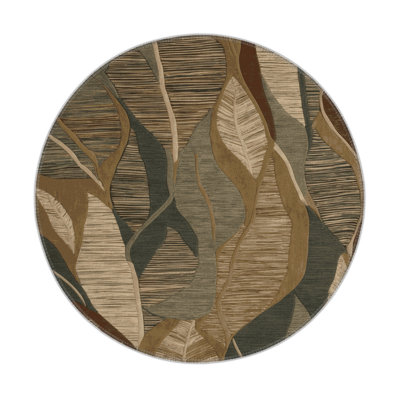 Tapis d'intérieur et d'extérieur brun Nature