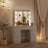 Almir Dressing Table with Mirror