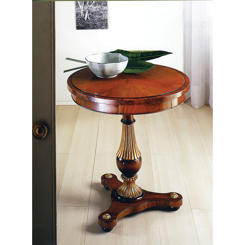 Pedestal End Table