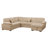 L-Shaped Sectional Sofa Bed Pull Out Sleeper Couch With Storage Chaise-731389387