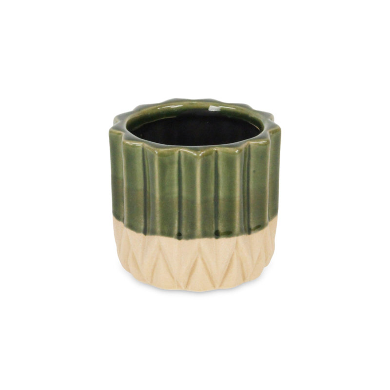 Gyna Handmade Ceramic Pot Planter, 4.5" x 5.5" x 5.5"