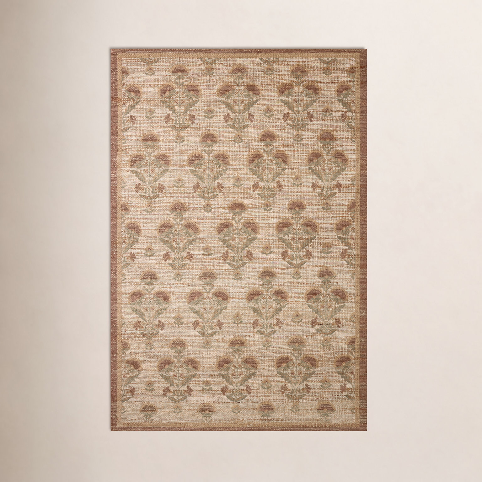Chris Loves Julia x Loloi Rue Wheat / Sage Area Rug, Rectangle 2'3" x 3'9"