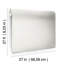 Rouleau de papier peint L 27 pi x l 27 po Grecian-65734685