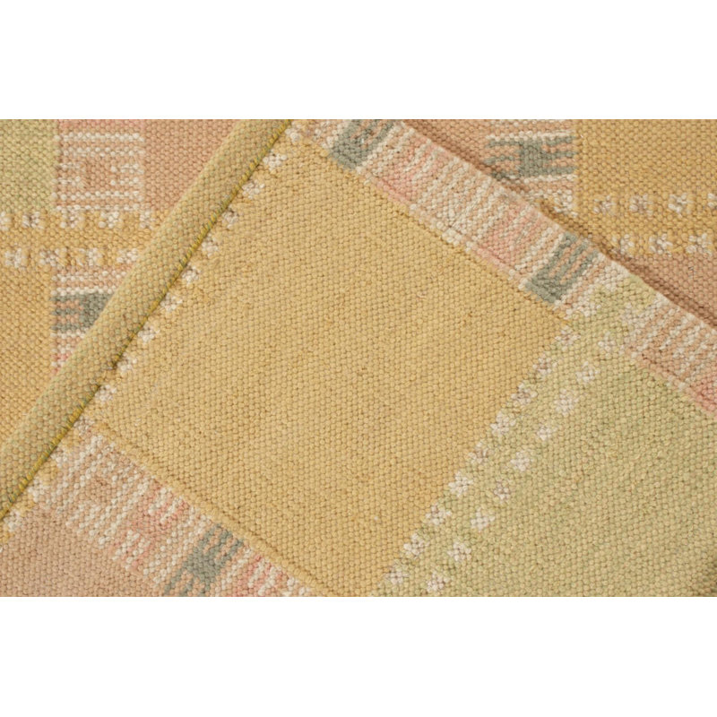 Scandinavian Wool Geometric Area Rug, Rectangle 14' x 20'