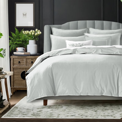 Ensemble de housse de couette réversible en coton Reggie