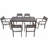 Acacia Wood Outdoor Dining Table And Chairs Suitable For Patio, Balcony Or Backyard-598142034