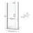 Infinity 34" x 66" Pivot Semi-Frameless Shower Door-16968613-17243270