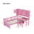 Twin Size Multifunctional Wood Platform Bed With Bookshelf At The Head Of The Bed, Built-In Desk And Matching Chair-56210266
