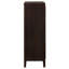 Commode 5 tiroirs brun chaud