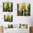 " Yellow Trees Verdant Canopy Patchwork " 2 - Pieces-157797944-157797945