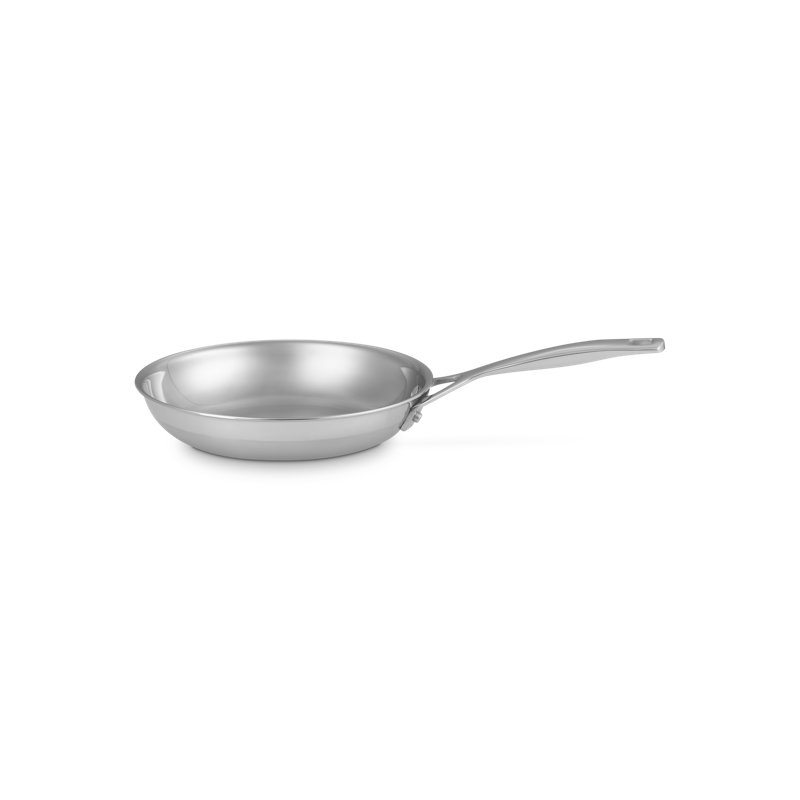 Le Creuset Classic Stainless Steel Round Frying Pan, 8 In., 11"
