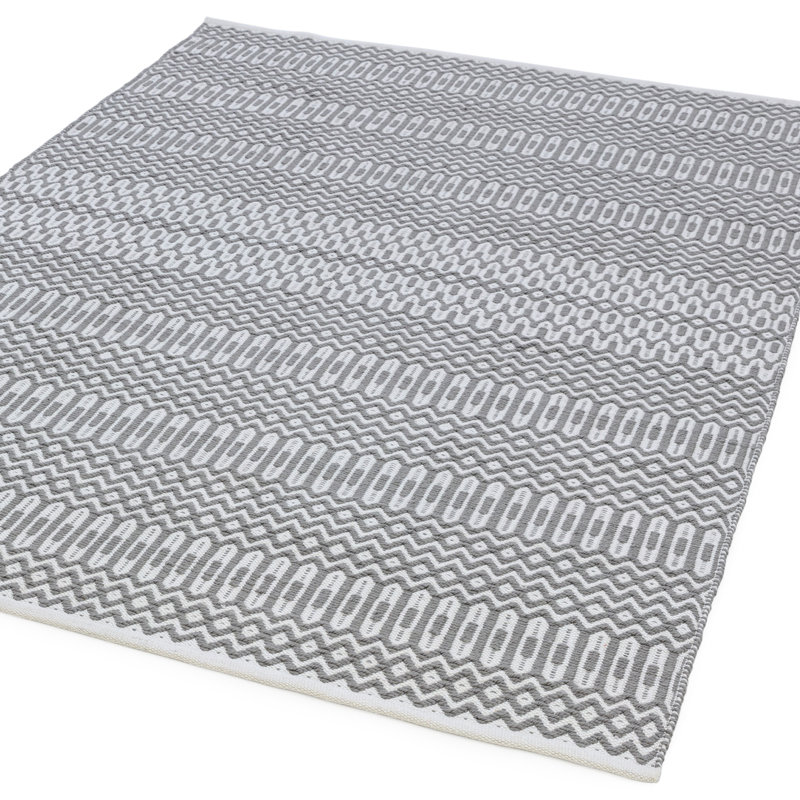Perrotta Geometric Recycled P.E.T Hand Woven Indoor / Outdoor Area Rug, Rectangle 160 x 230cm