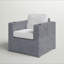 Chaise de patio entièrement assemblée avec coussins-1437495235
