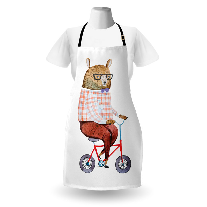 No Pattern Bib Apron